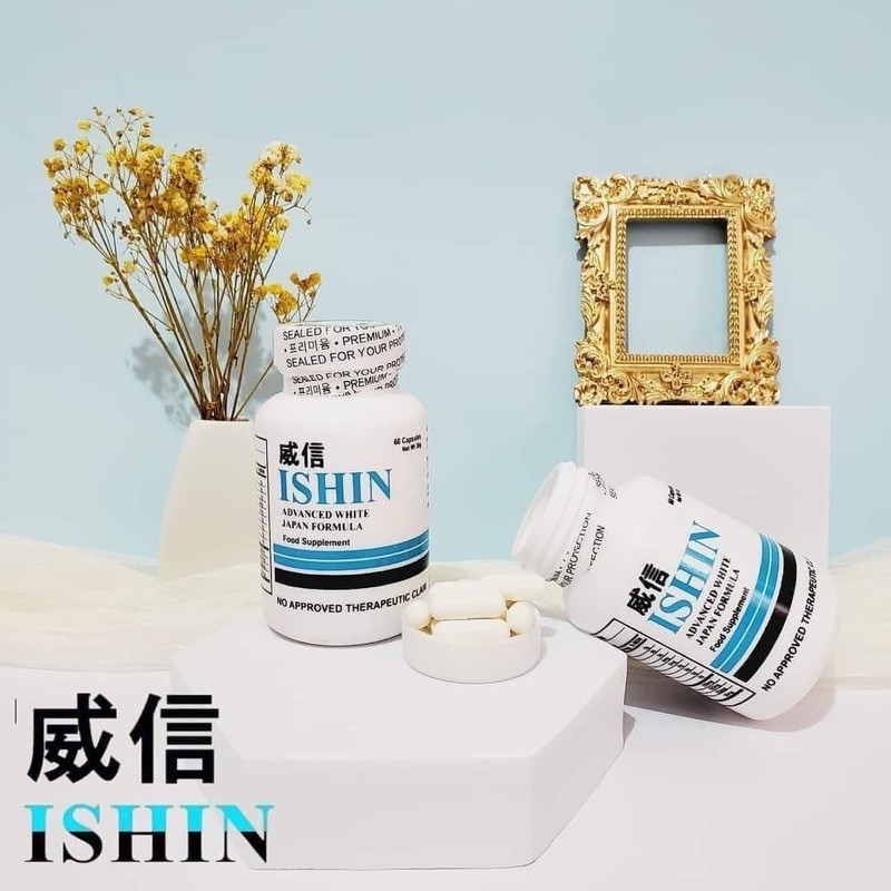 ishin glutathione fda approved Premium Plus, 60 Capsules A glow supplement that's getting