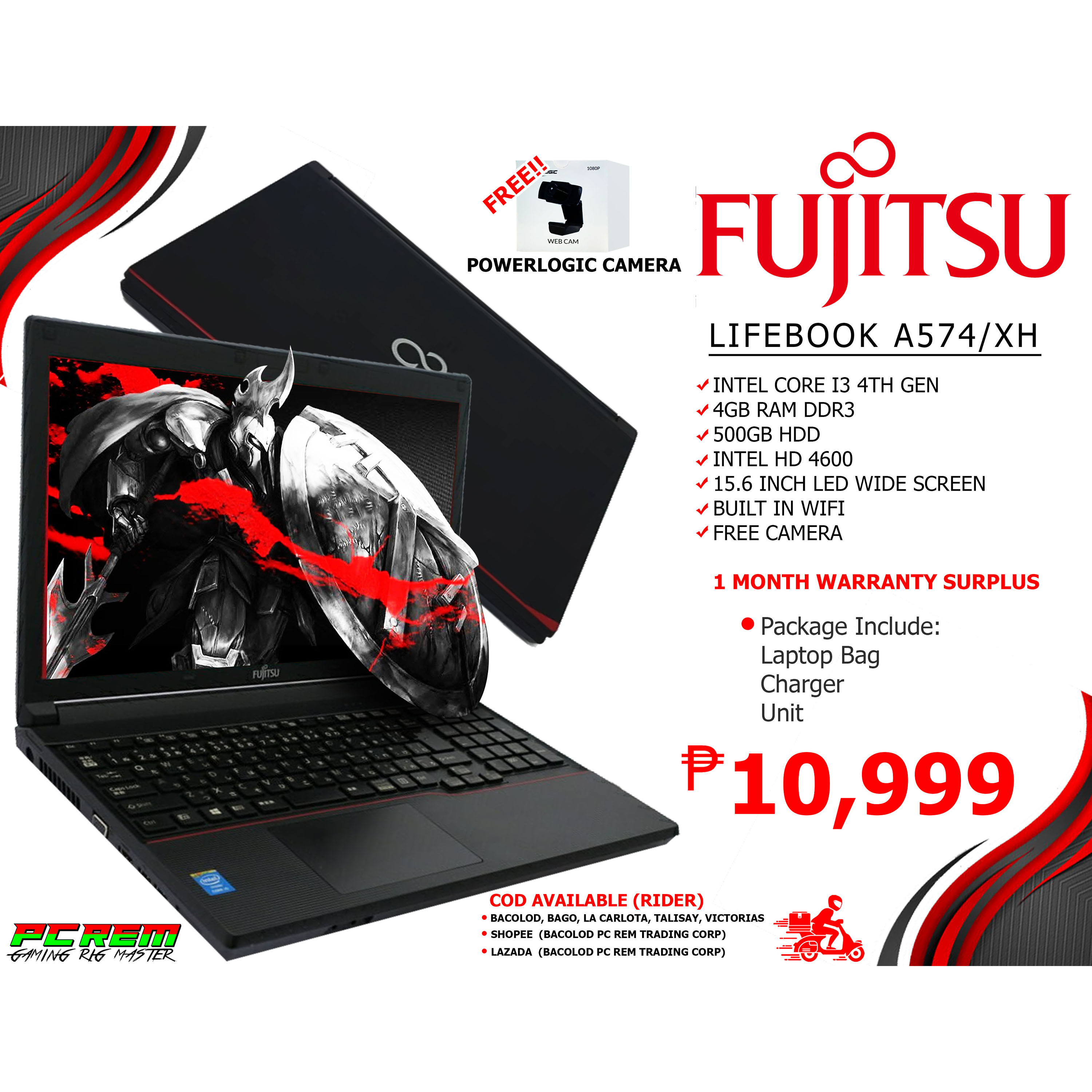 FUJITSU Notebook LIFEBOOK A574 Core i7 8GB 新品SSD480GB テンキー ...