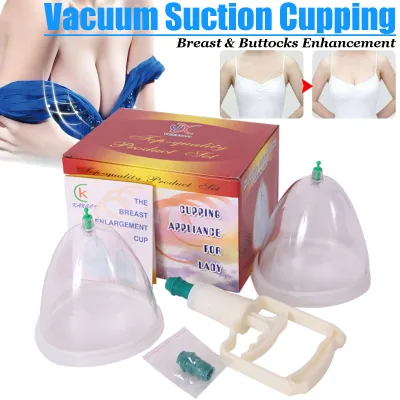 Big Dual Breasts Hips Enlargement Suction Cup Vacuum Cupping Set Breast Enhancer Pump Bra Female Enhancement Enlarge Breasts