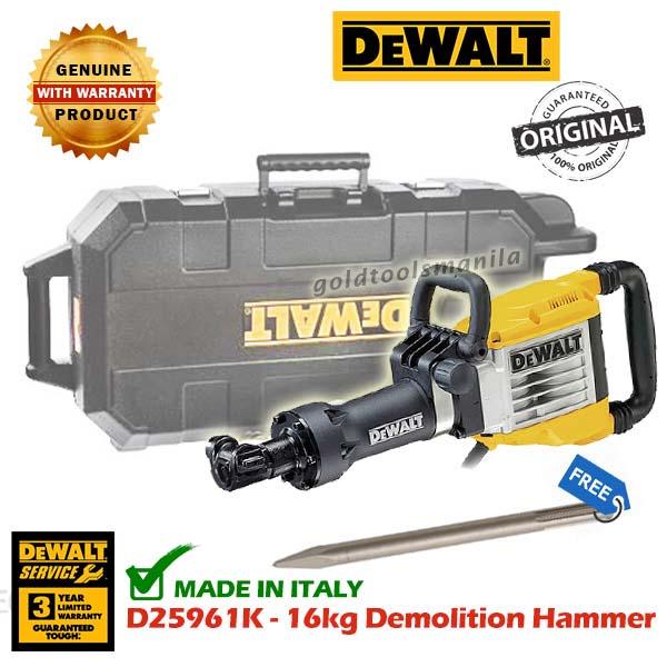 DeWALT D25961K 16kg Demolition Hammer / Chipping Gun / Jackhammer