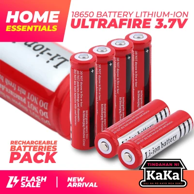 18650 Battery UltraFire 3.7V Lithium-ion Rechargeable Batteries Pack