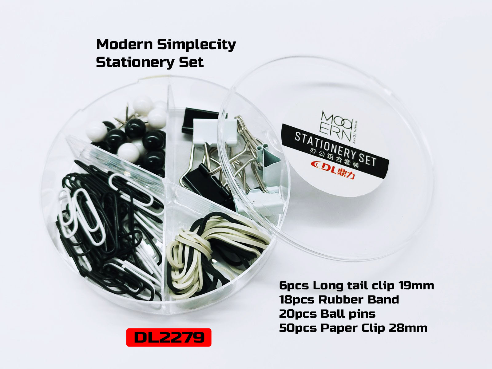 Modern Simplicity Stationery Office clips & push pins