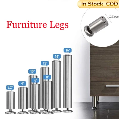 1pcs Stainless Steel Cabinet feet Adjustable Support Furniture feet Sofa Support Legs Coffee Table