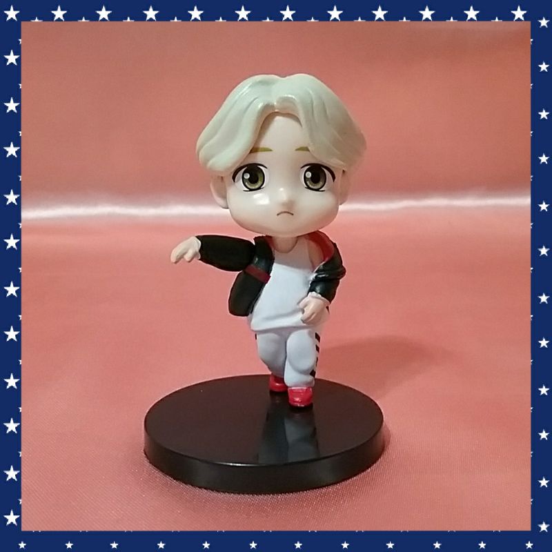 Jimin BTS Figures Collectible Tinytan Figures Pink Black Stand Cake Topper   height (ON HAND)t4B | Lazada PH