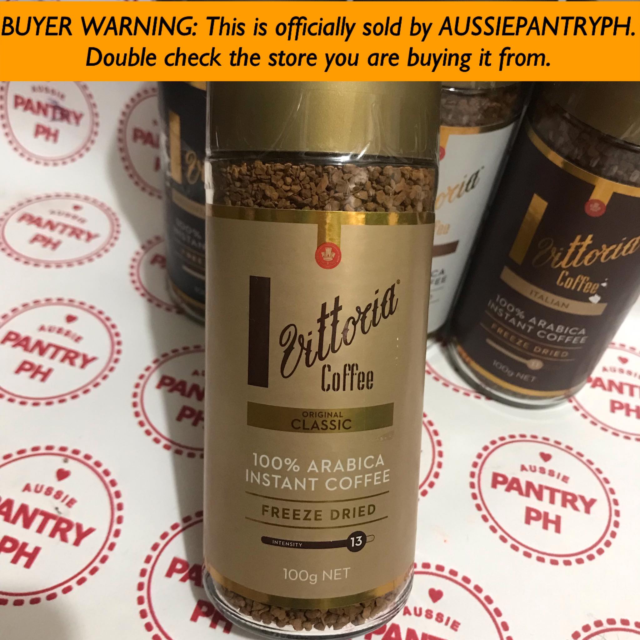 100g VITTORIA FREEZE DRIED INSTANT COFFEE IMPORTED FROM AUSTRALIA BY