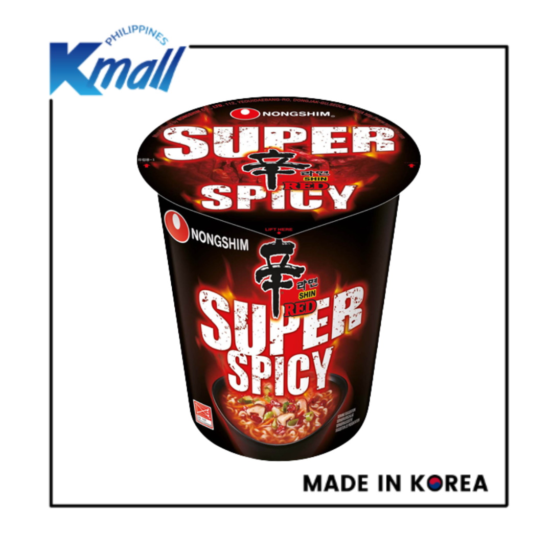 Nongshim Shin Ramyun Ramen Red Hot Super Spicy Korean Noodles Soup