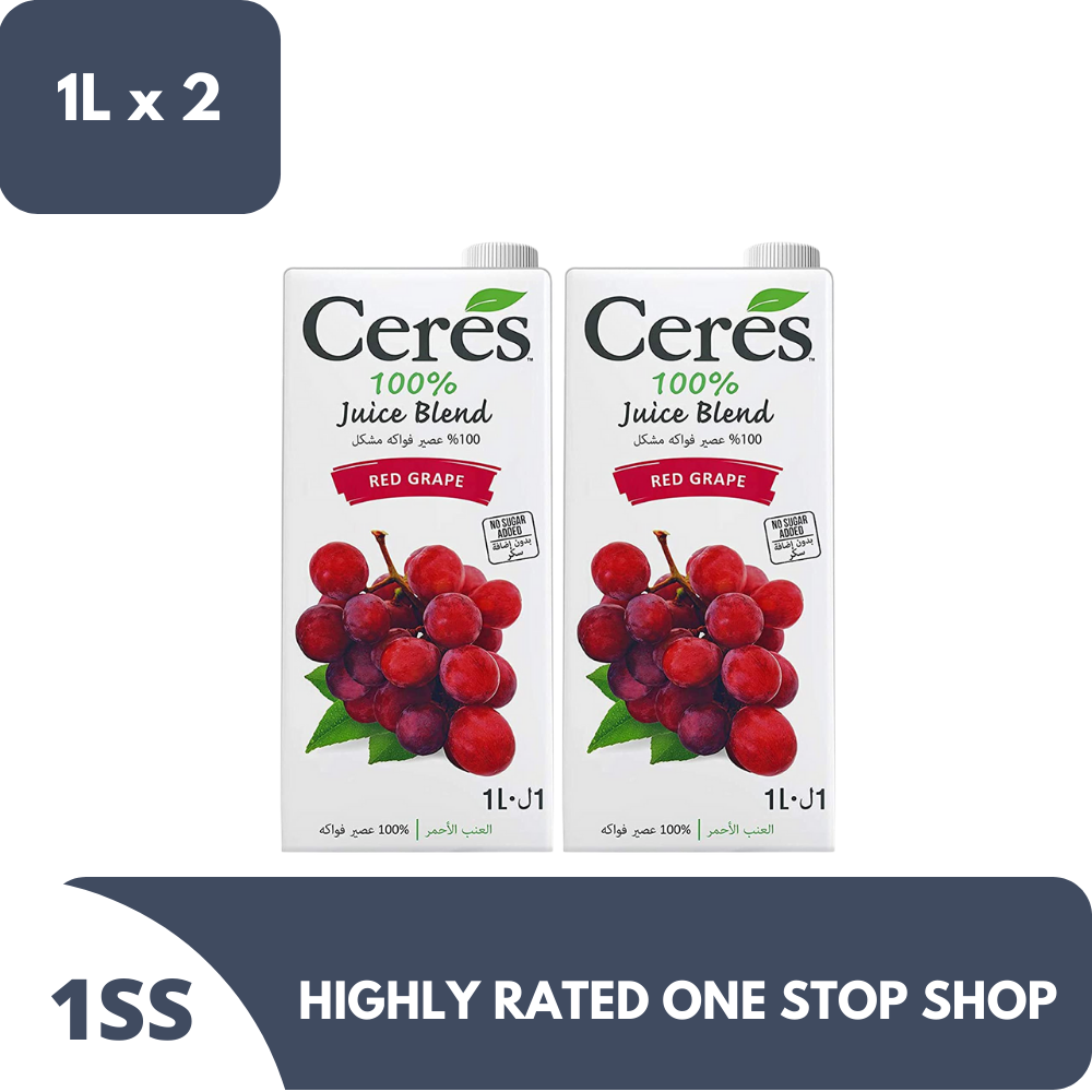Ceres 100 Red Grape Juice No sugar Added 1L x 2 Lazada PH