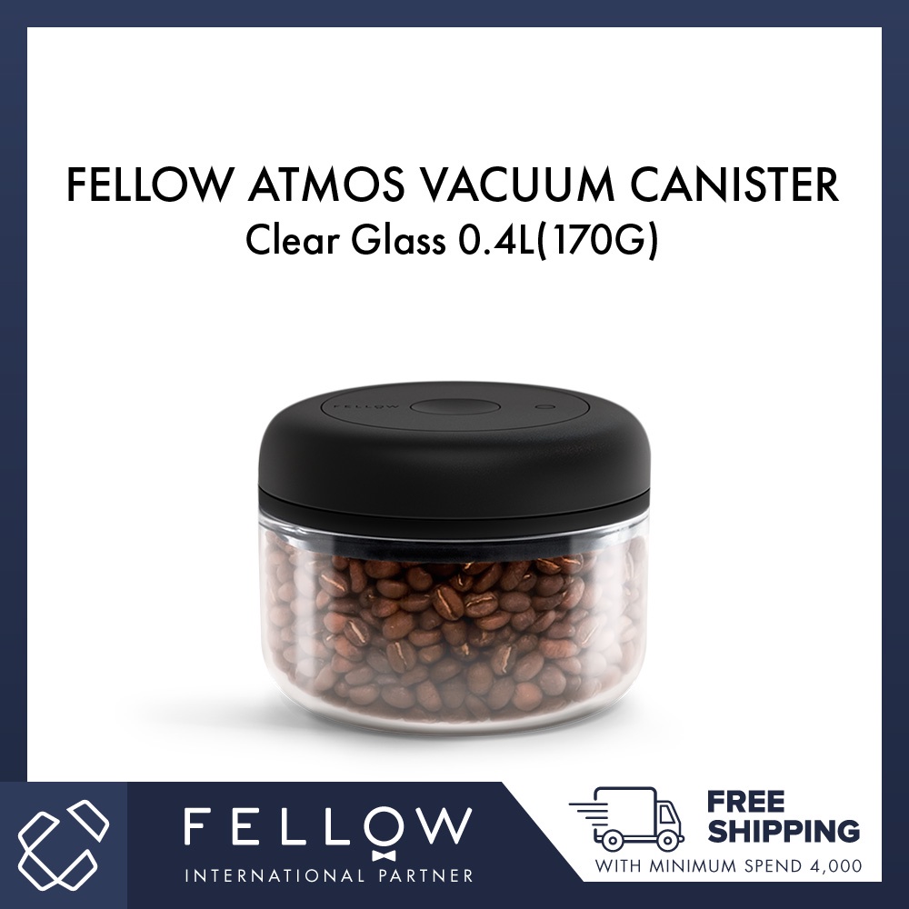 Fellow 0.4L Atmos Vacuum Canister - Clear Glass