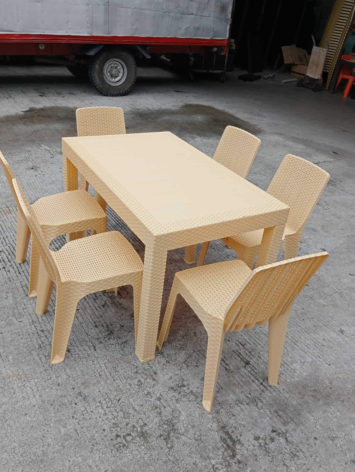 ADR bingo rattan 6 Seater Dining Table Set Lazada PH
