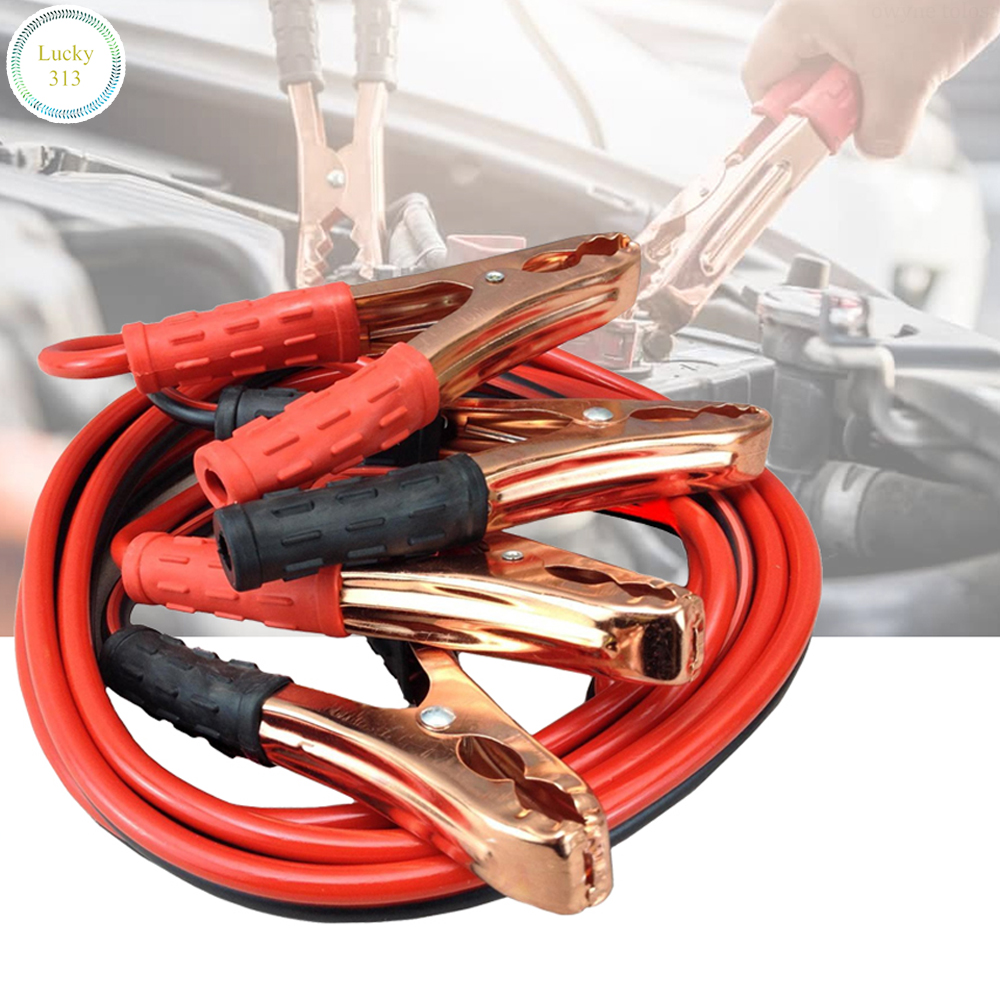 Car Battery Jump Leads Cable Jumper Emergency Power Starter Booster