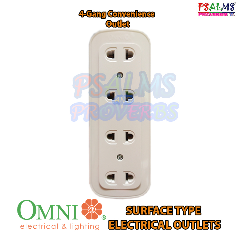 OUTLETS (SURFACE TYPE ELECTRICAL OUTLETS) (omni) Lazada PH