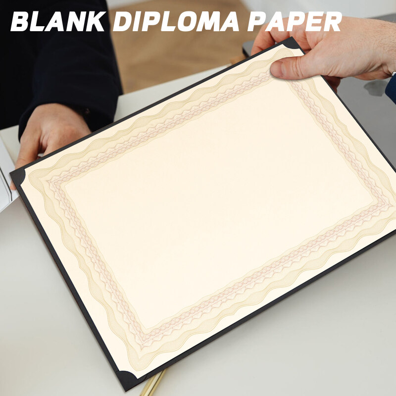 10pcs Blank Certificate Paper Writable Printable Certificate Inner Paper  for Office Use