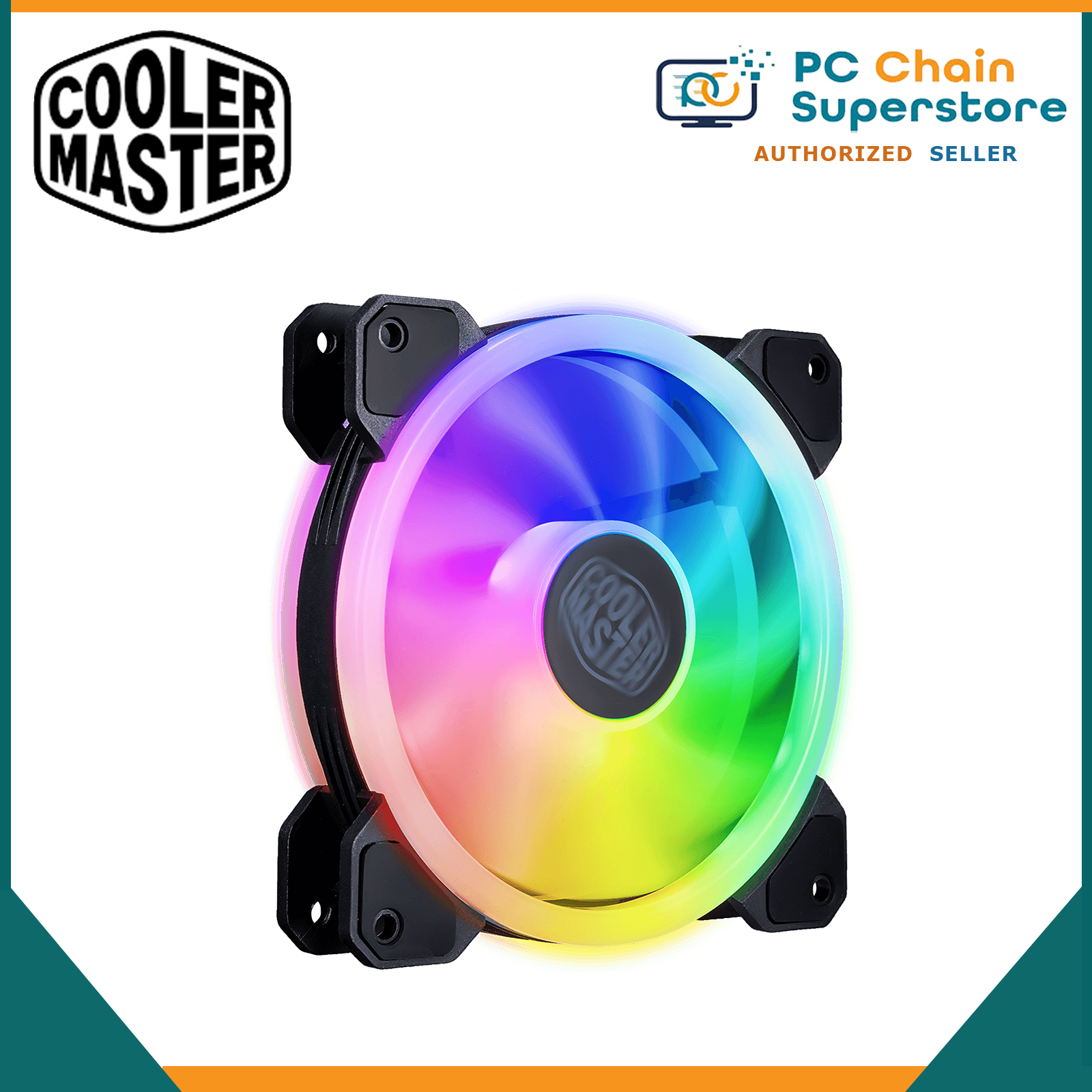 Cooler Master MasterFan MF120 S3 120mm Single ARGB Case Cooling Fan