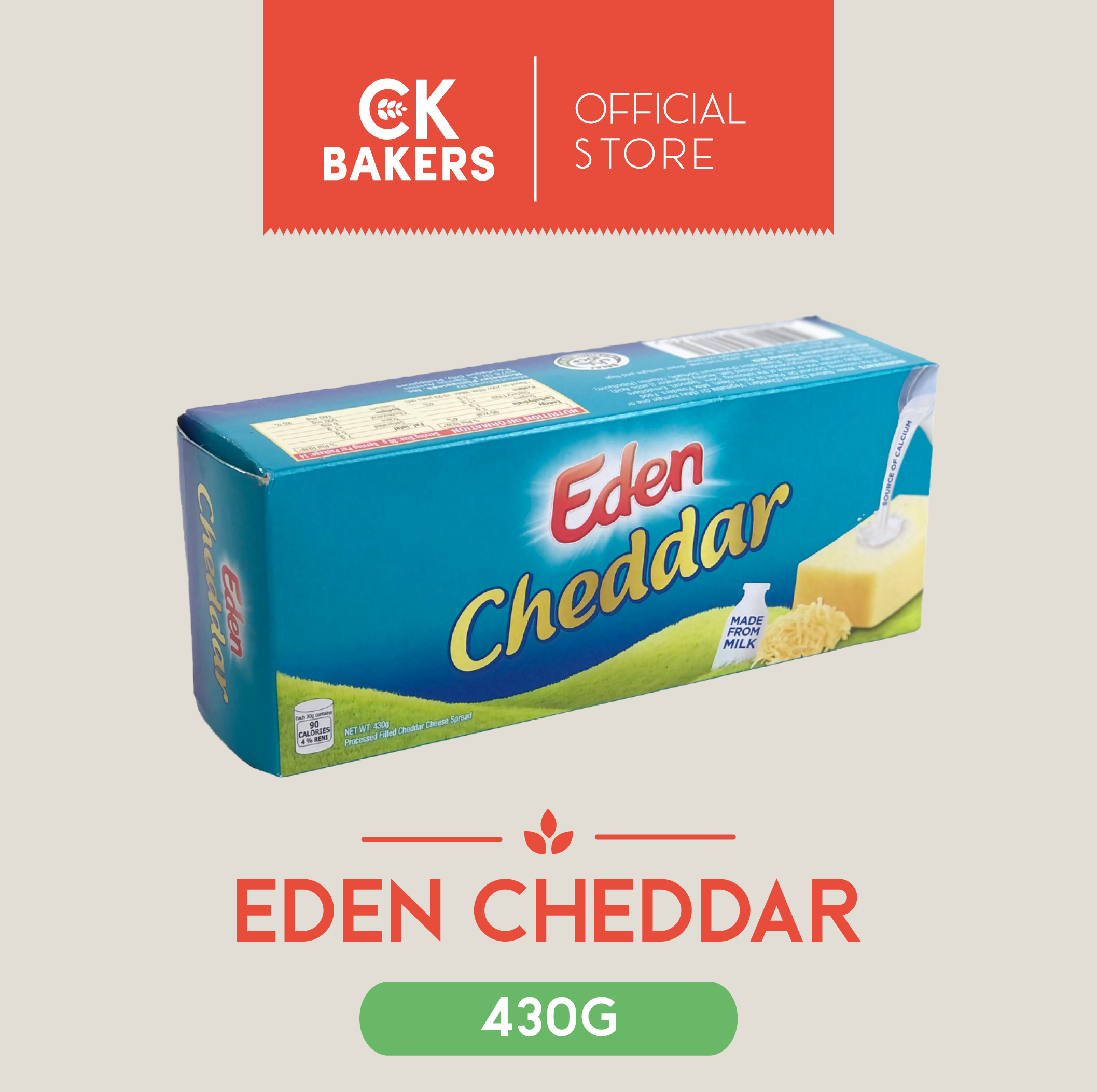 Eden Cheddar Cheese 430grams Lazada PH