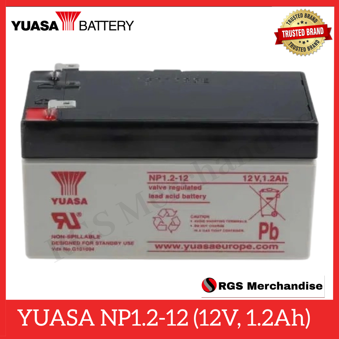 Batteria Yuasa NP12-12 VRLA 12V 12AH - Acido Piombo Per Applicazioni Varie F 491372