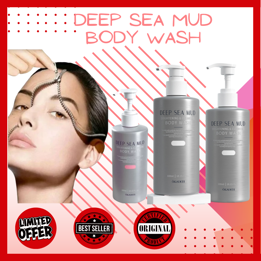 300ml Deep sea mud body washdeep sea mud body wash korean Vulcanic mud
