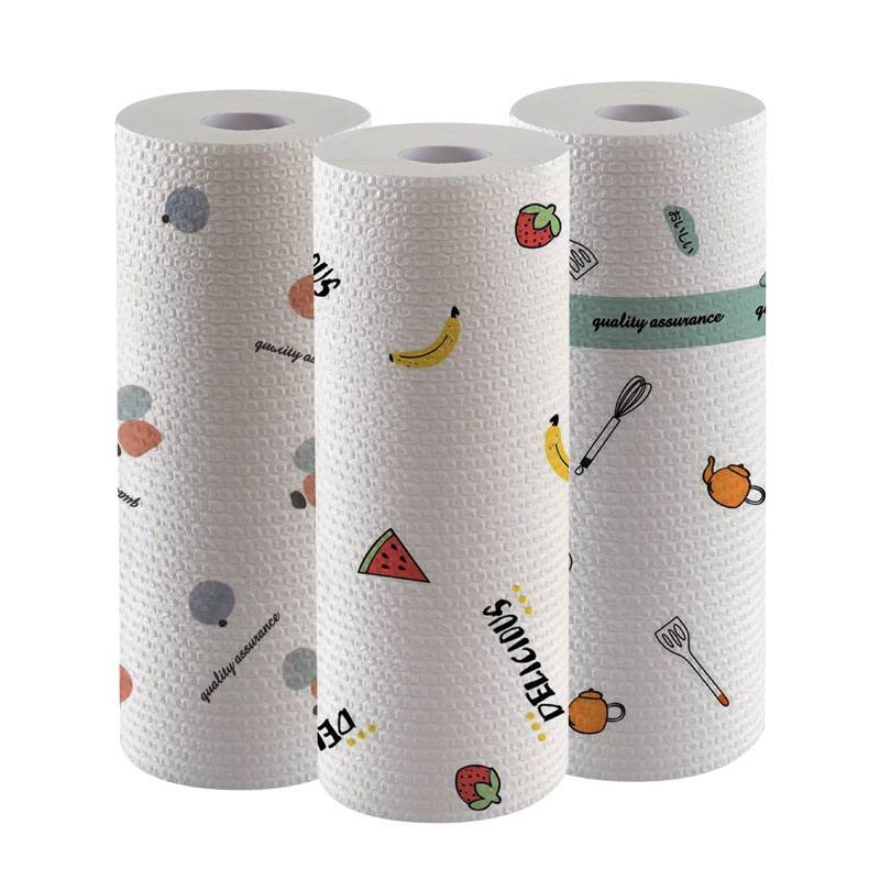 Kitchen Paper Towels Tissue Paper Rolls Disposable Dish Cloth Towel
