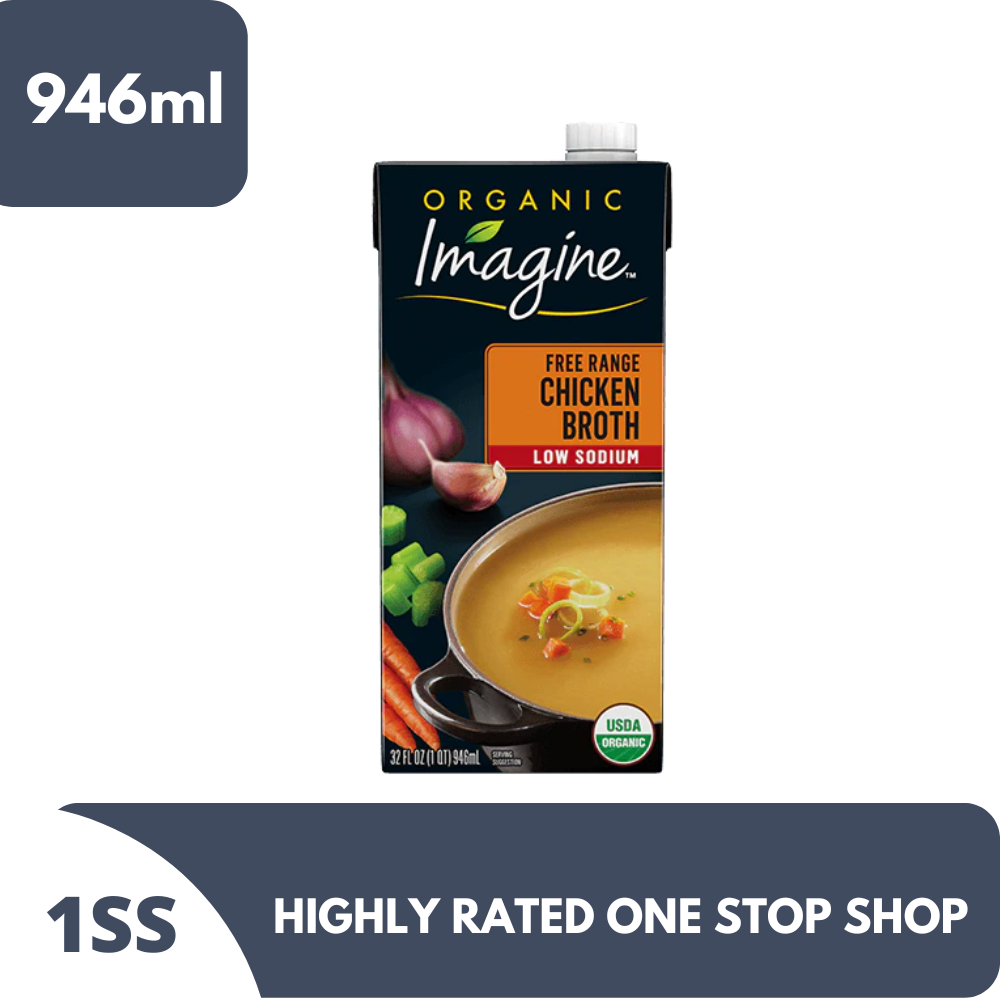 Imagine Organic Free Range Chicken Broth Low Sodium 946ml Lazada PH