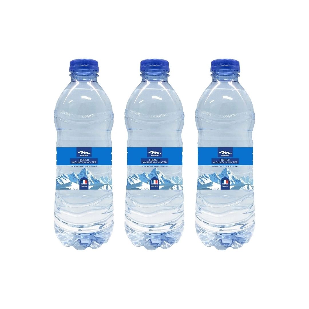 (3pc) Meadows French Mountain Spring Water 500ml Lazada PH