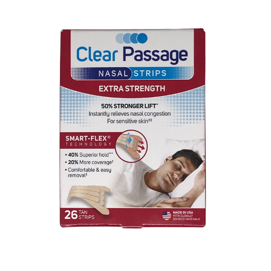 Clear Passage Nasal Strip Extra Strength 26 Tan Strips | Lazada PH