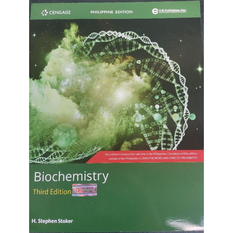 Biochemistry 3rd Edition by Stephen Stoker Lazada PH
