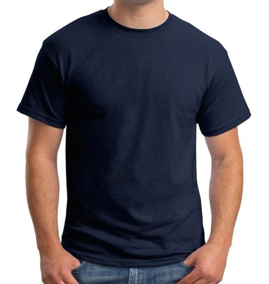 Navy Blue Shirt Plain T- Shirt blue tshirt for men tshirt for women ...
