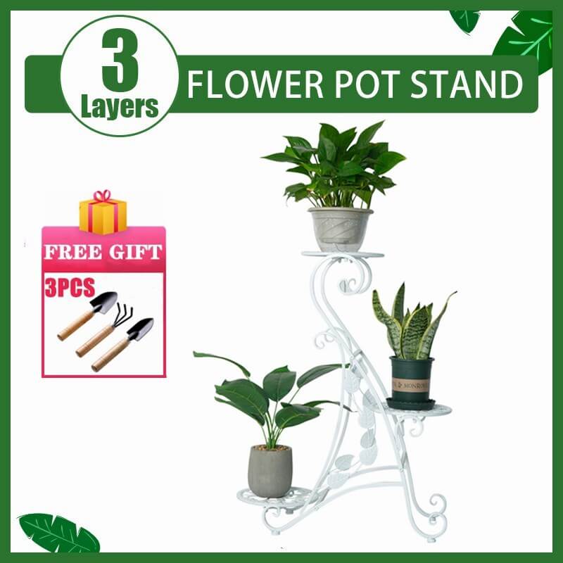 3 layers plant rack Stand pots for on sale garden rack Display Shelf