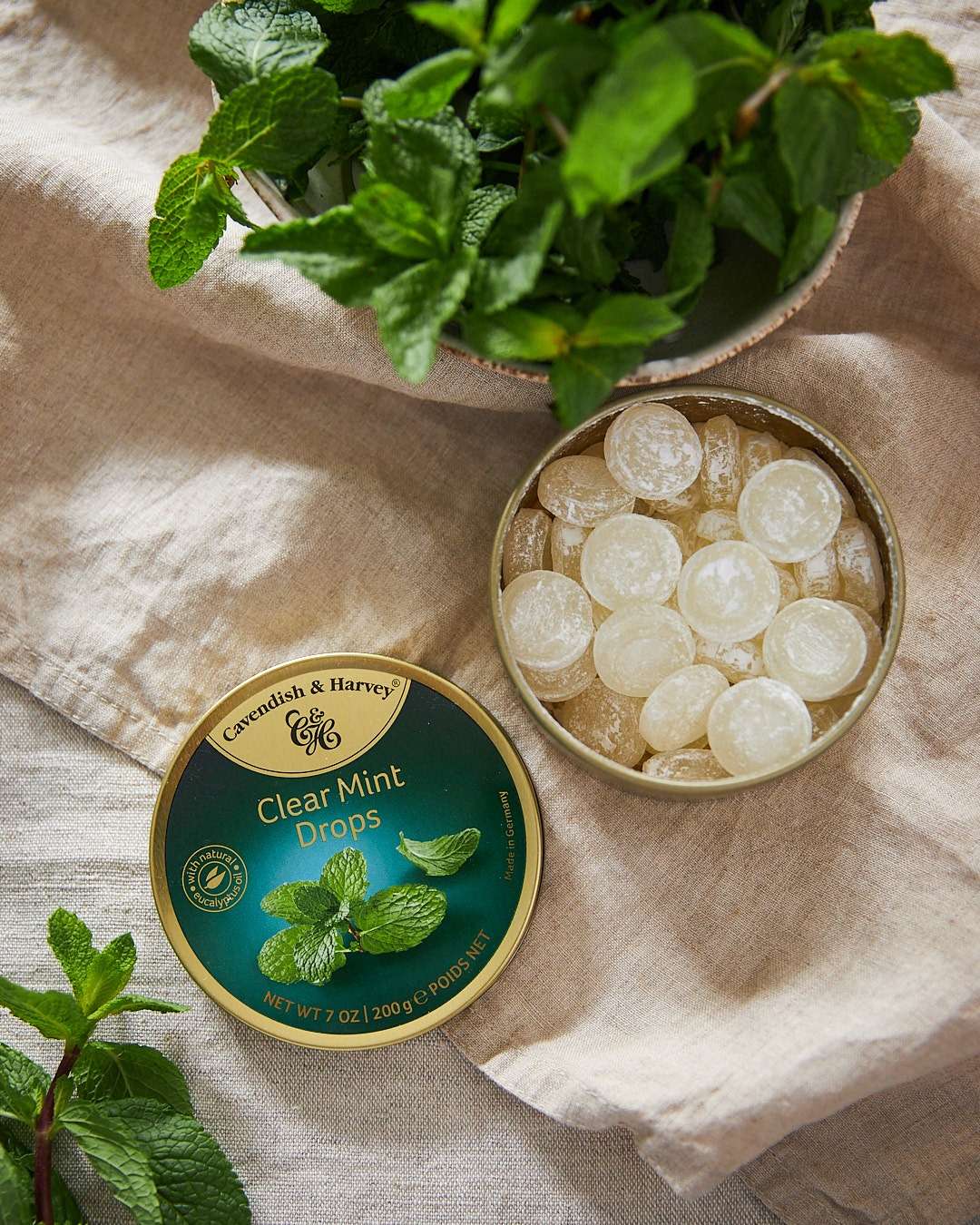 Cavendish and Harvey Citrus Fruit Drops 200 grams Clear Mint/Citrus