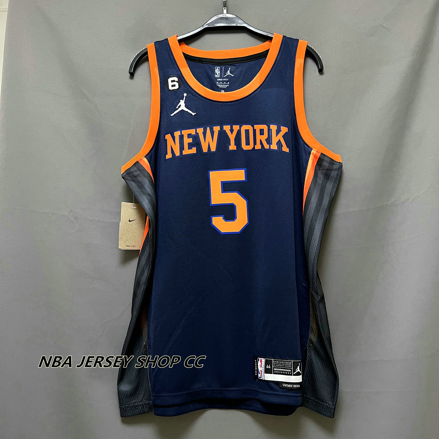 New York Knicks 5 Immanuel Quickley 2022-23 Icon Edition Royal Men Jersey -  Bluefink