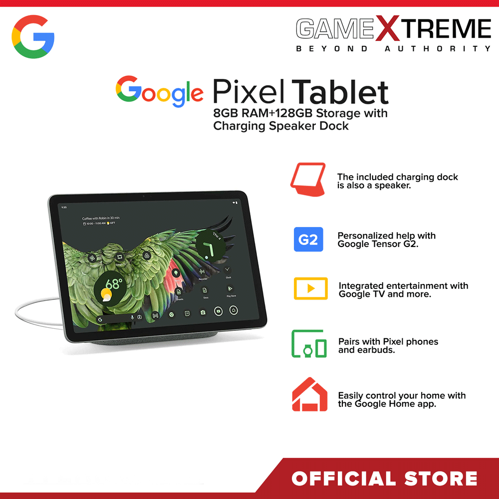 Google Pixel Tablet 8GB RAM+128GB Storage with Charging Speaker