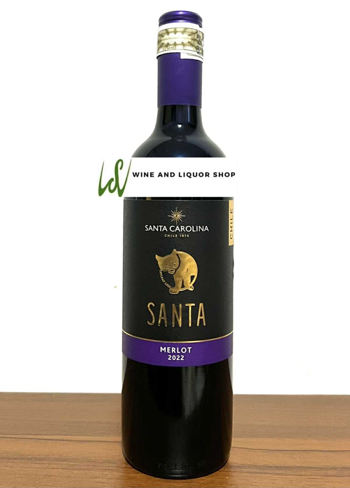 Santa Carolina Merlot 2022 Authentic Chile Central Valley Red Wine