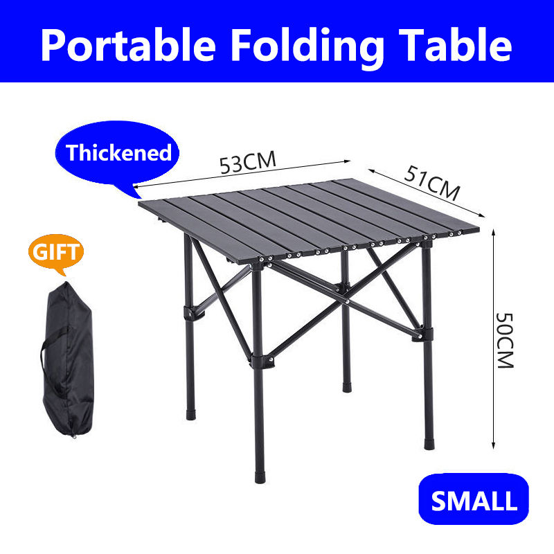 Outdoor Portable Folding Table And Chair Set Camping Table Aluminum