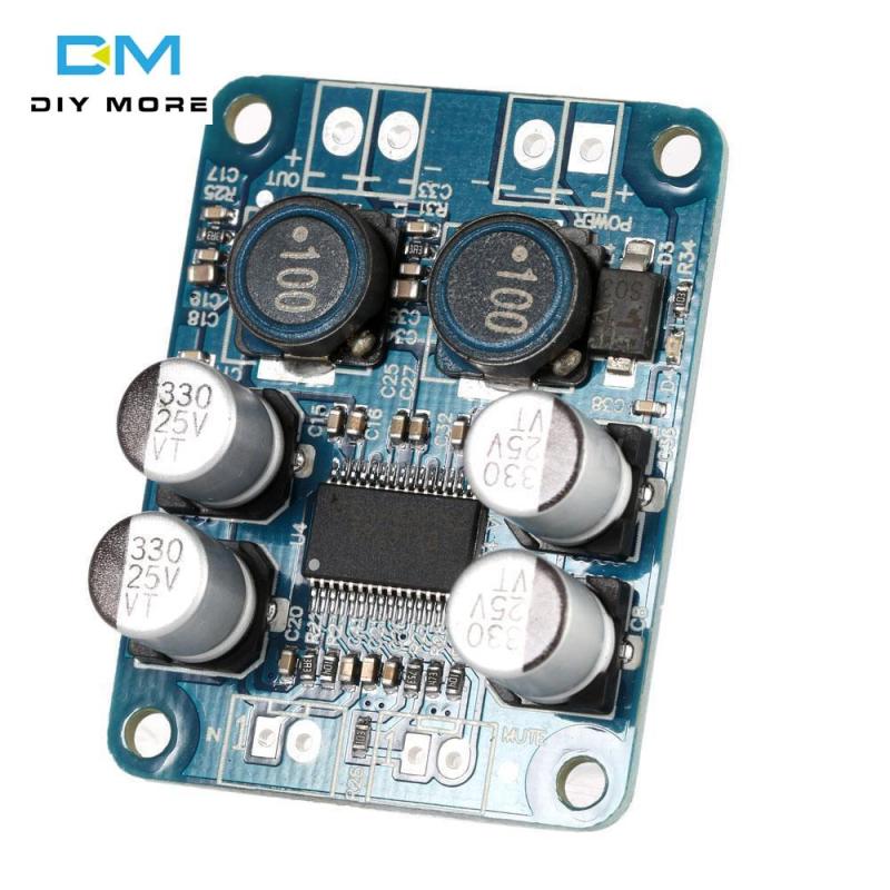 Original diymore DC8-24V tpa3118 pbtl 60w mono digital audio amplifier board module amp chip 1x60w 4-8 ohms replace tpa3110 for arduino