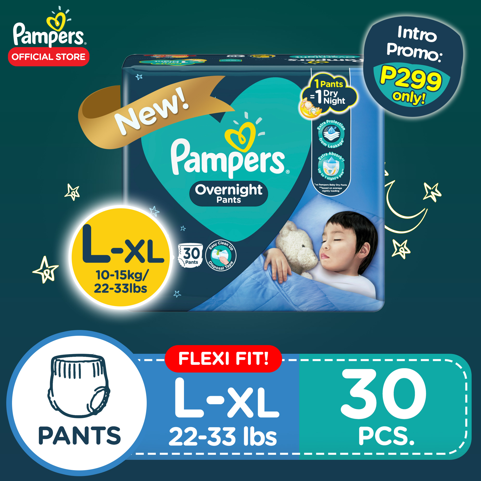 night time pampers