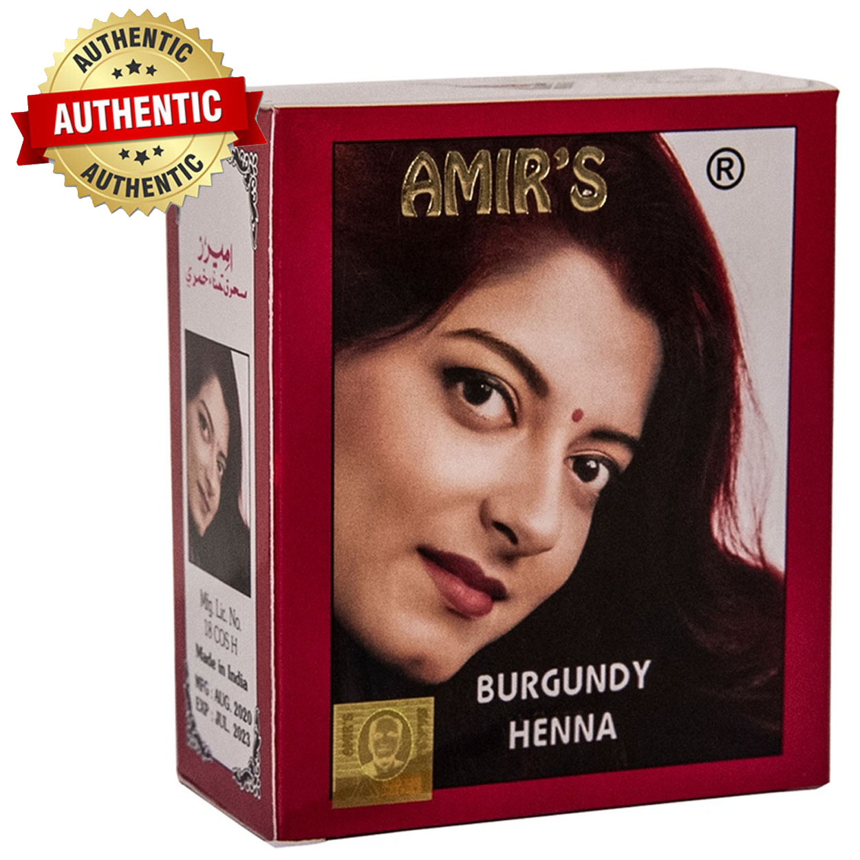 Amirs Hair Color BLACK HENNA, CHESTNUT, BROWN, BURGUNDY, 10g x 6 ...