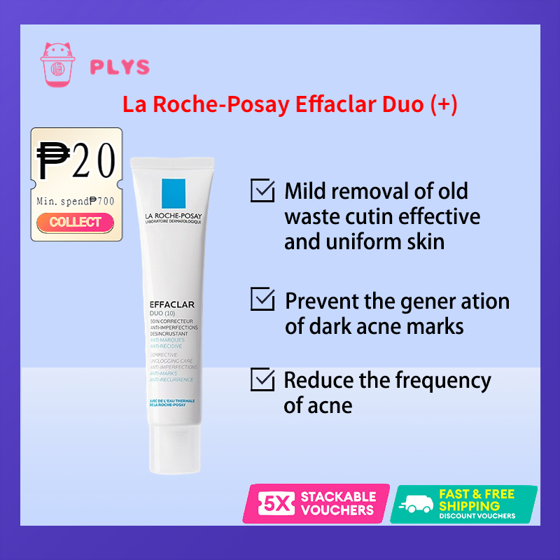 [free shipping]La Roche-Posay Effaclar Duo (+) 40ml for face collagen ...