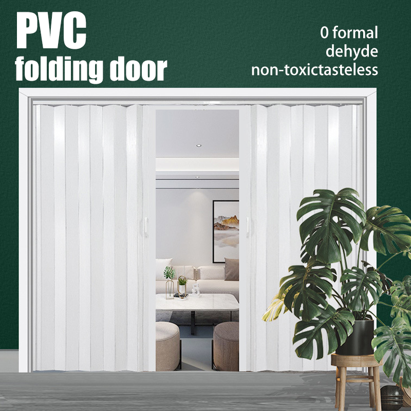 Accordion sliding door Indoor folding door PVC household sliding door