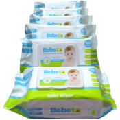 Bebeta Aloe Vera Wet Wipes 100 Sheets, Pack of 6