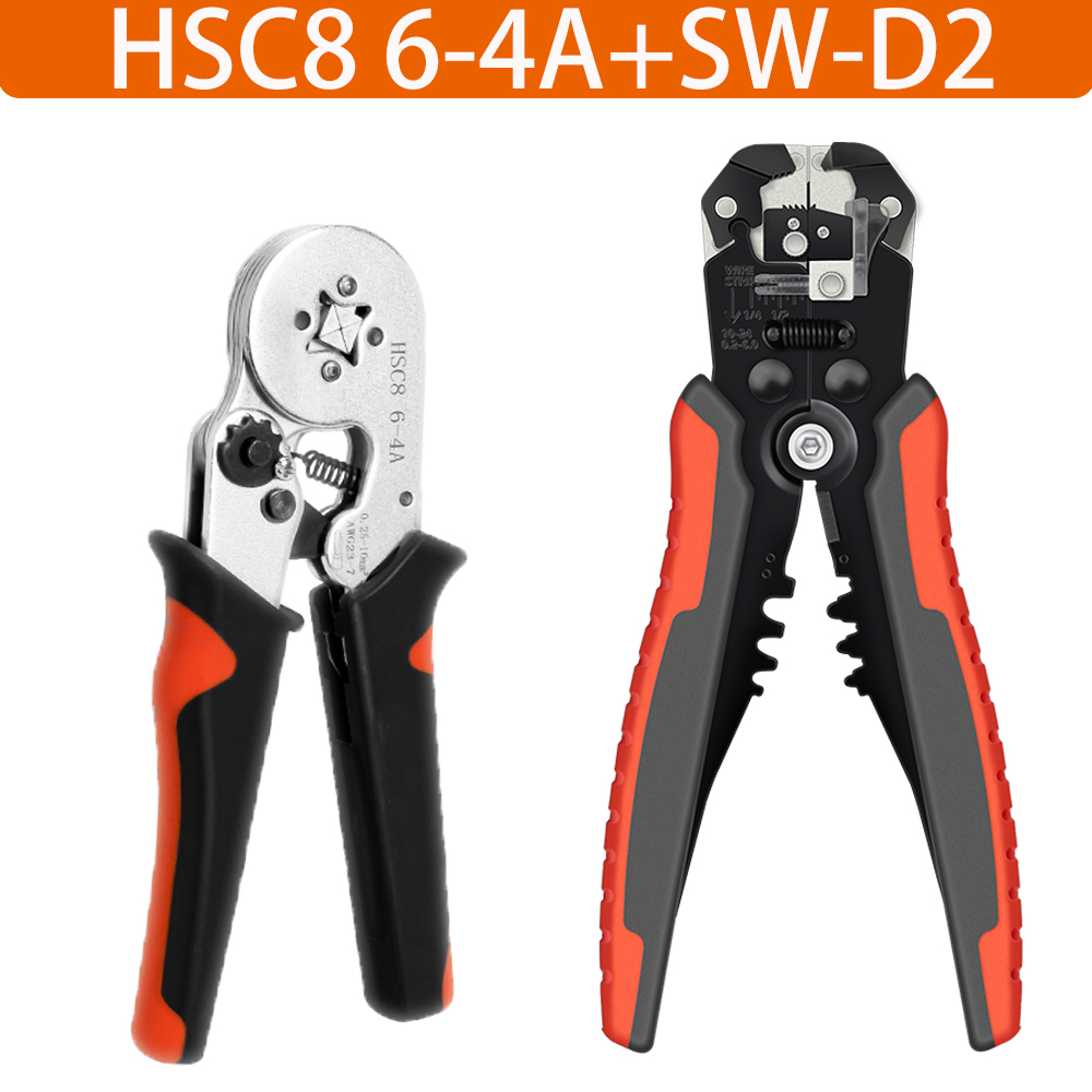 Crimping Pliers HSC8 6466 Tubular Terminals Multiftional Wire