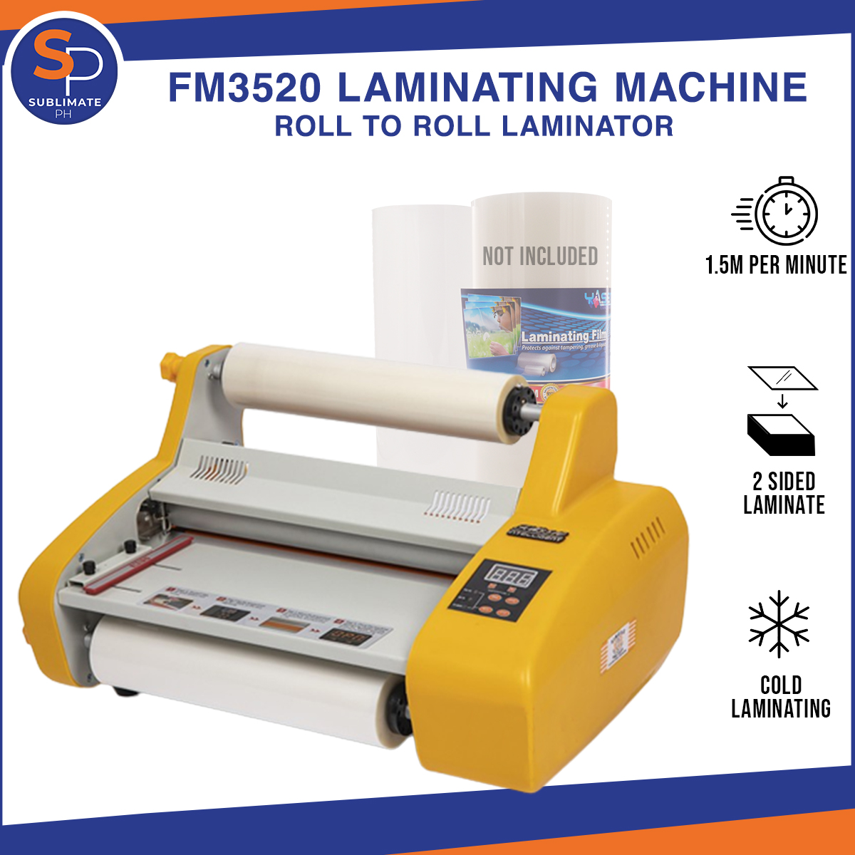 Officom Laminating Machine Fm 3520 Roll To Roll A3 Hot Laminating