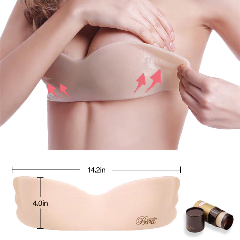 Magic Bra Mango Strapless Push up Bra reusable Brassiere No Wire