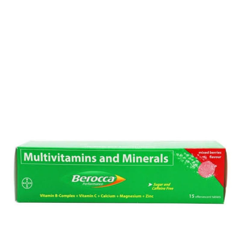 Berocca Performance Mixed Berries Multivitamins and Minerals 15 tablets Lazada PH