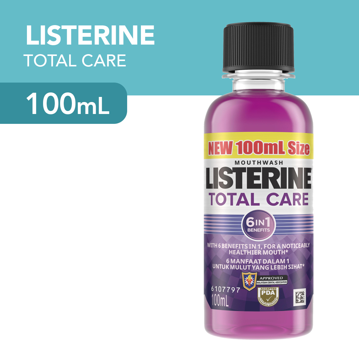 Listerine Total Care Mouthwash 100mL Lazada PH