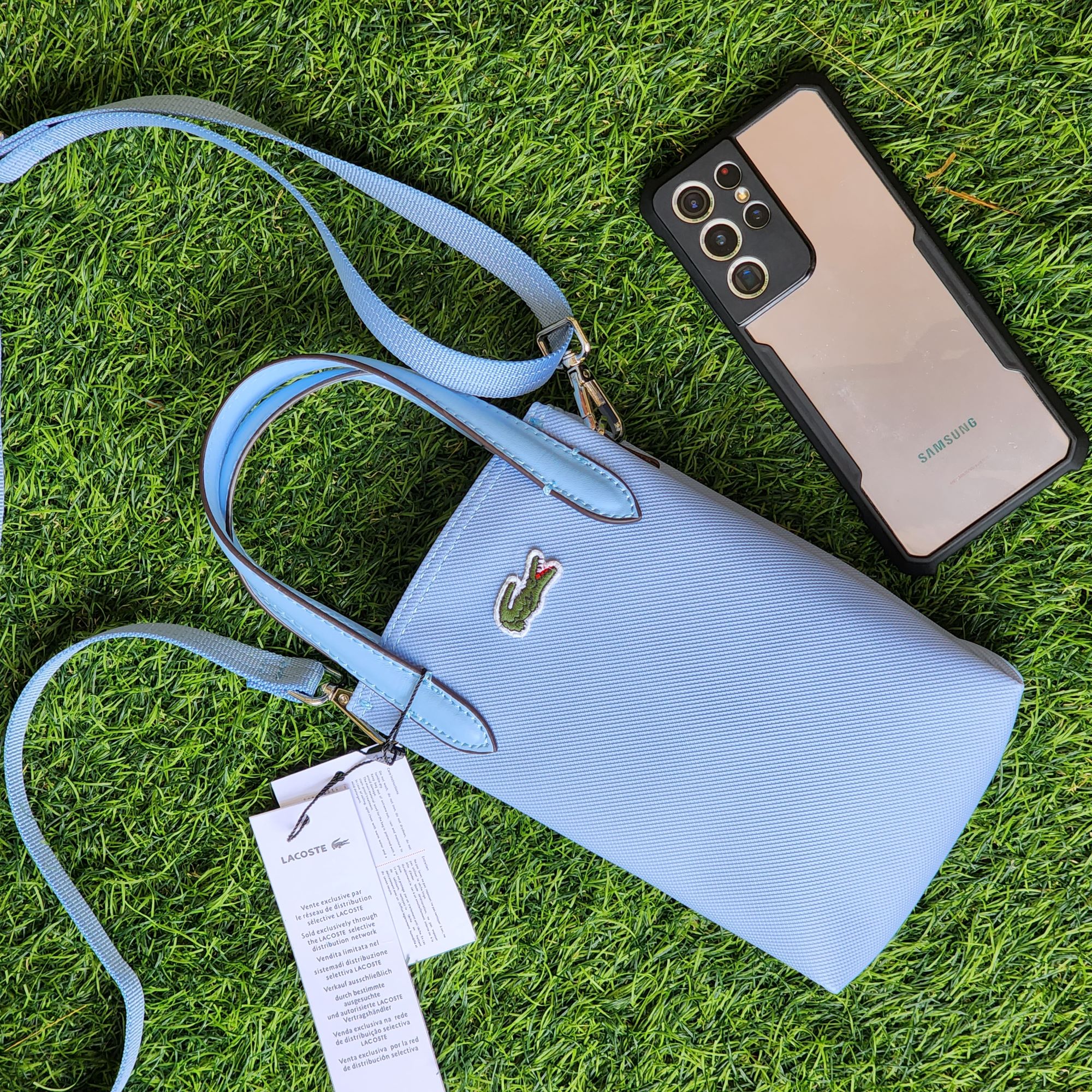 Vertical Mini Phone Holder Bag Sky Blue Lazada PH