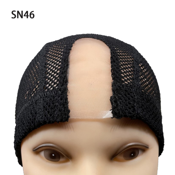 Become Beauty💕U shape Part Wig Cap hair net Elastic for Making Wig Mesh dome Cap Mesh Cap nhập khẩu