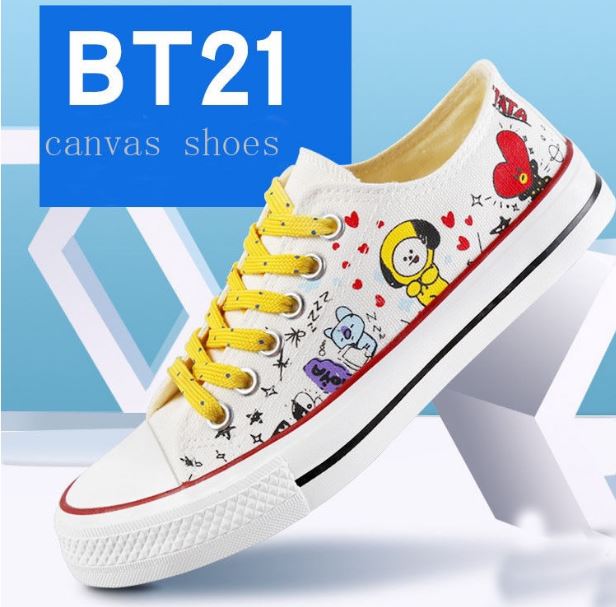 BT21 BTS Canvas Sneaker Shoes UNISEX 