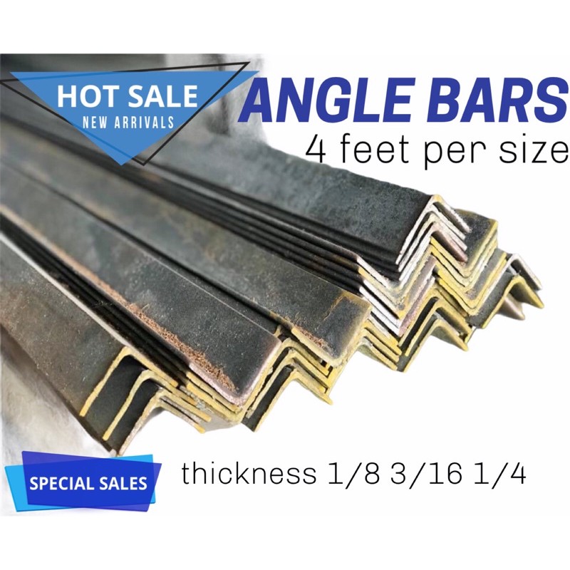 Steel Angle Bar 3/16x2x3feet 3/16x2x4feet Lazada PH
