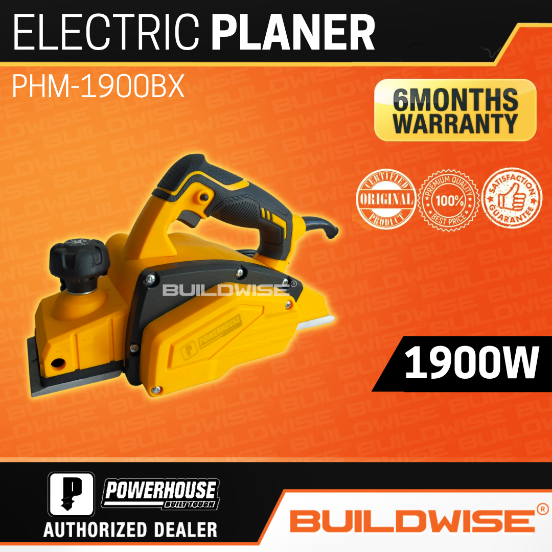 Powerhouse Electric Planer 1900W PHM1900BX [BUILDWISE®] *NEW ARRIVAL