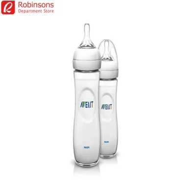 Philips Avent Natural 11oz Bottle Twin Pack (White)