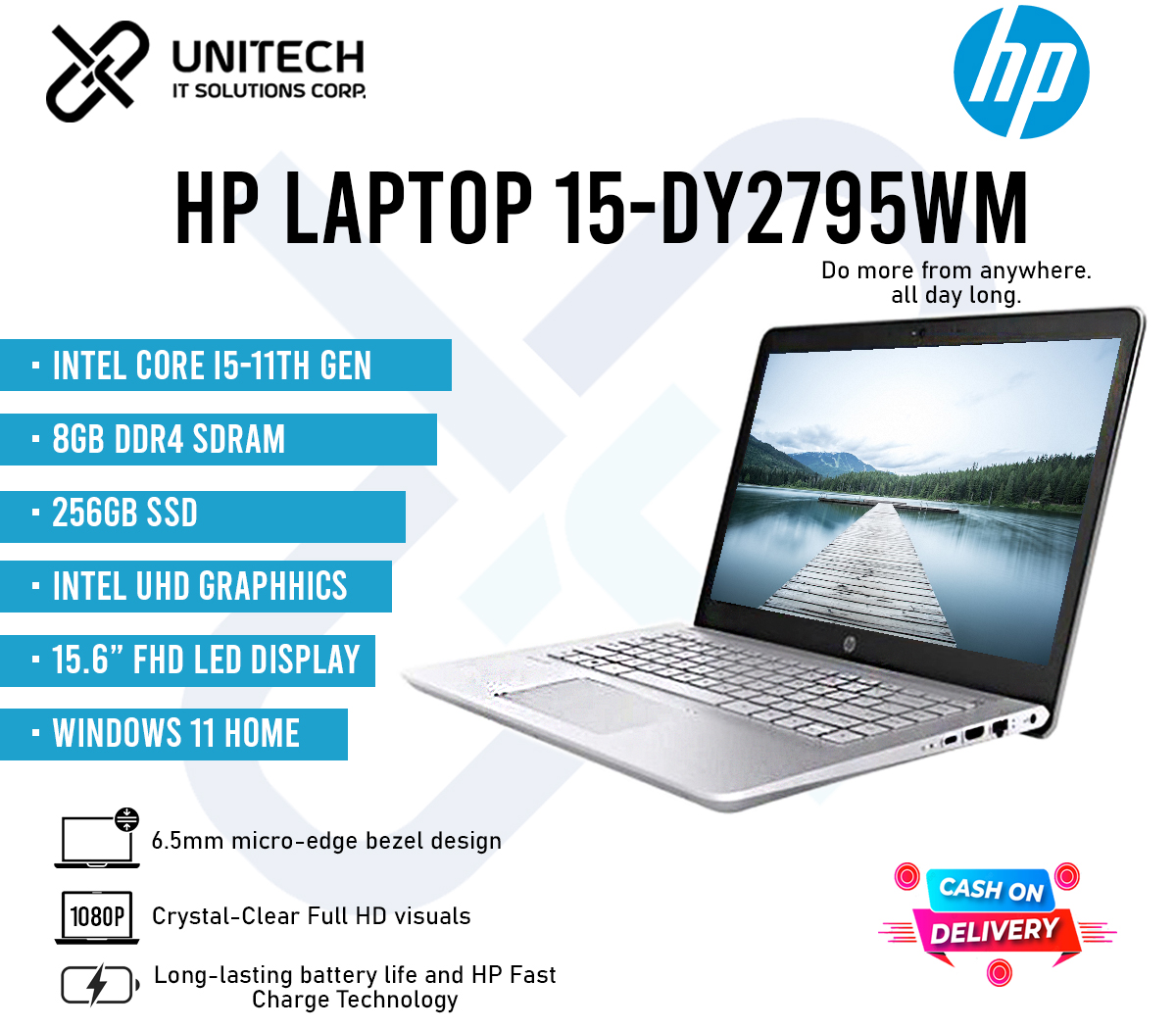 HP 15 DY2795WM Core i5 Laptop Price in Pakistan - Laptop Mall
